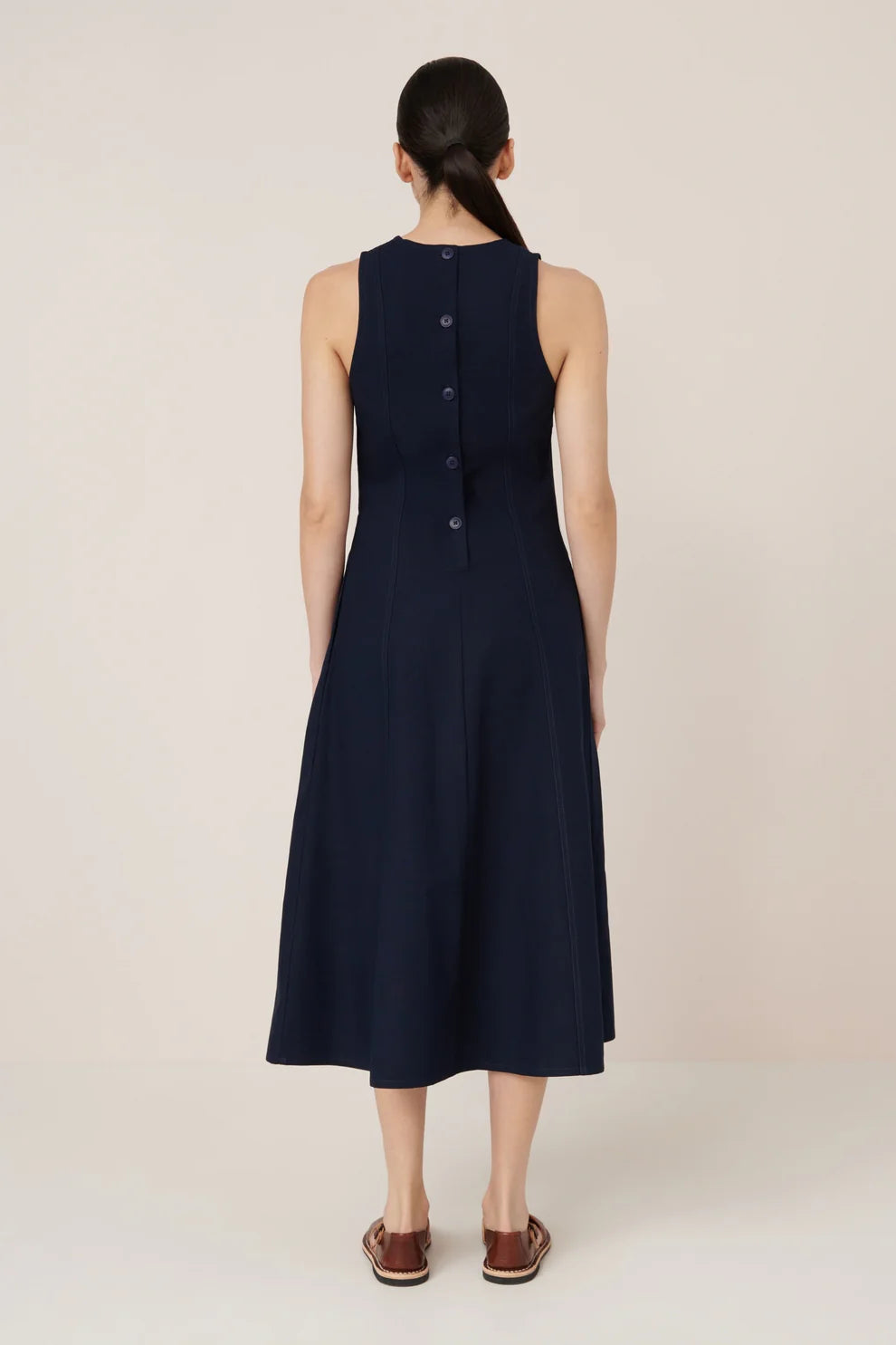 Frame Work Dress - Evening Navy