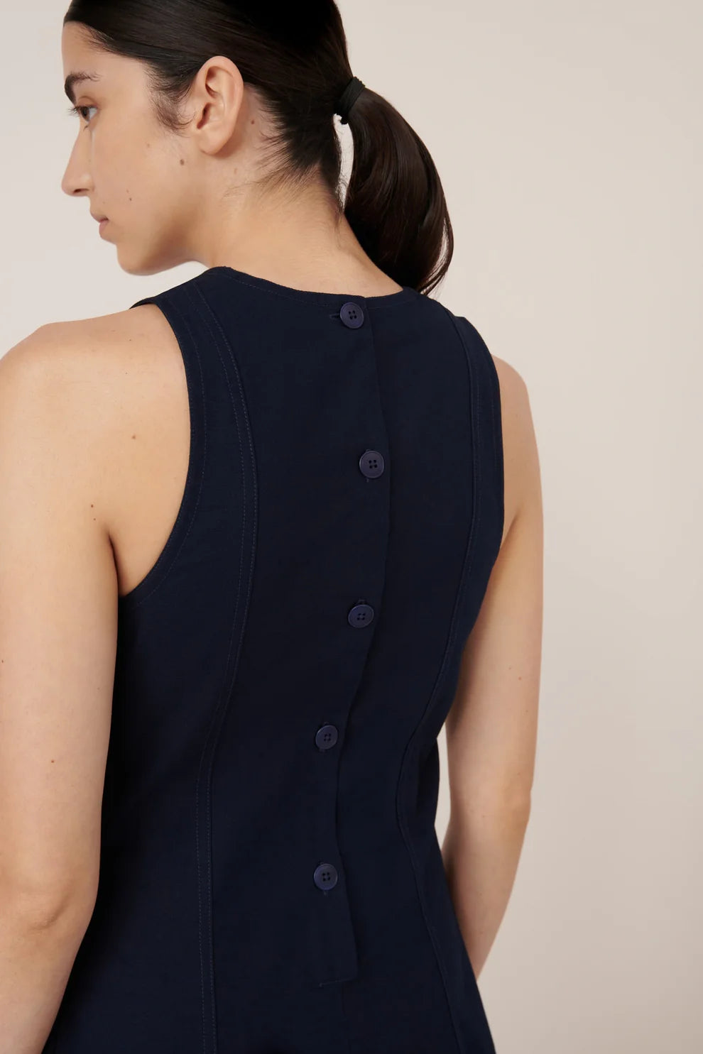 Frame Work Dress - Evening Navy