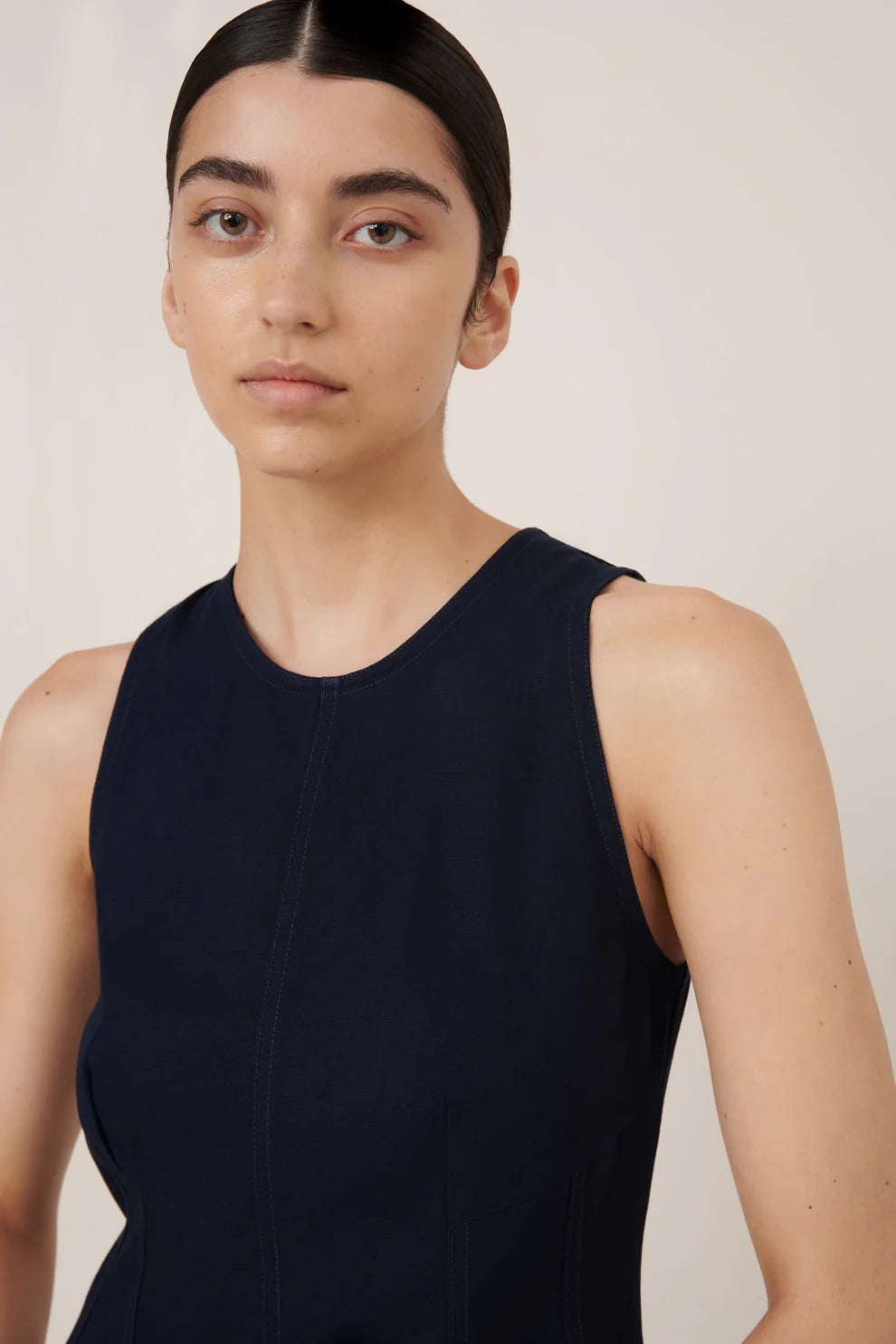 Frame Work Dress - Evening Navy