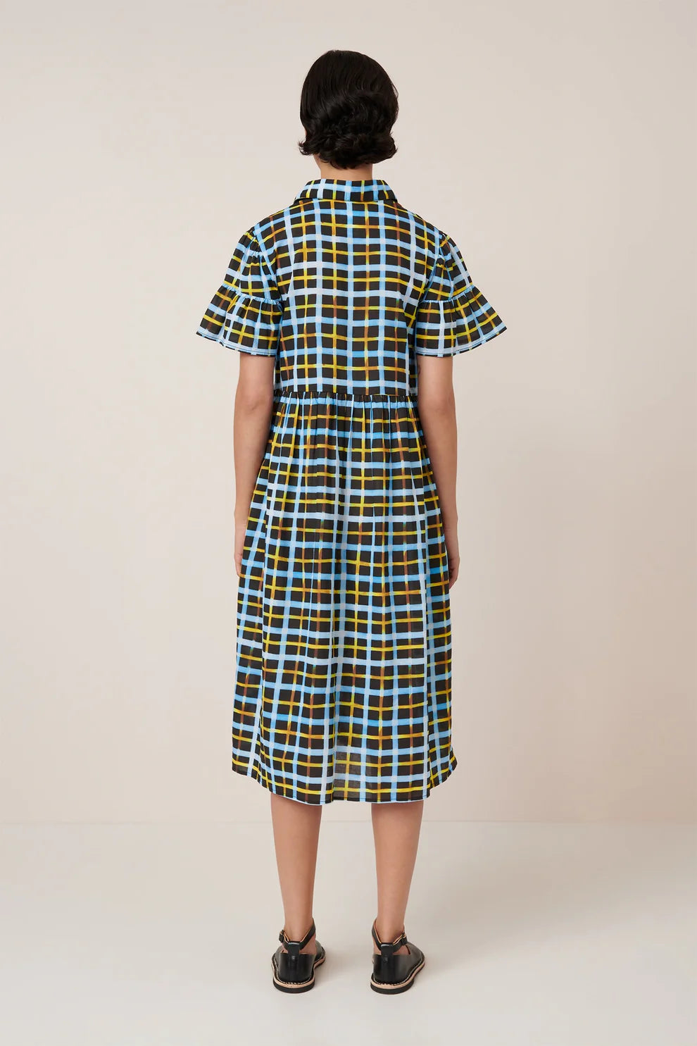 Impression Dress - Neon Tartan
