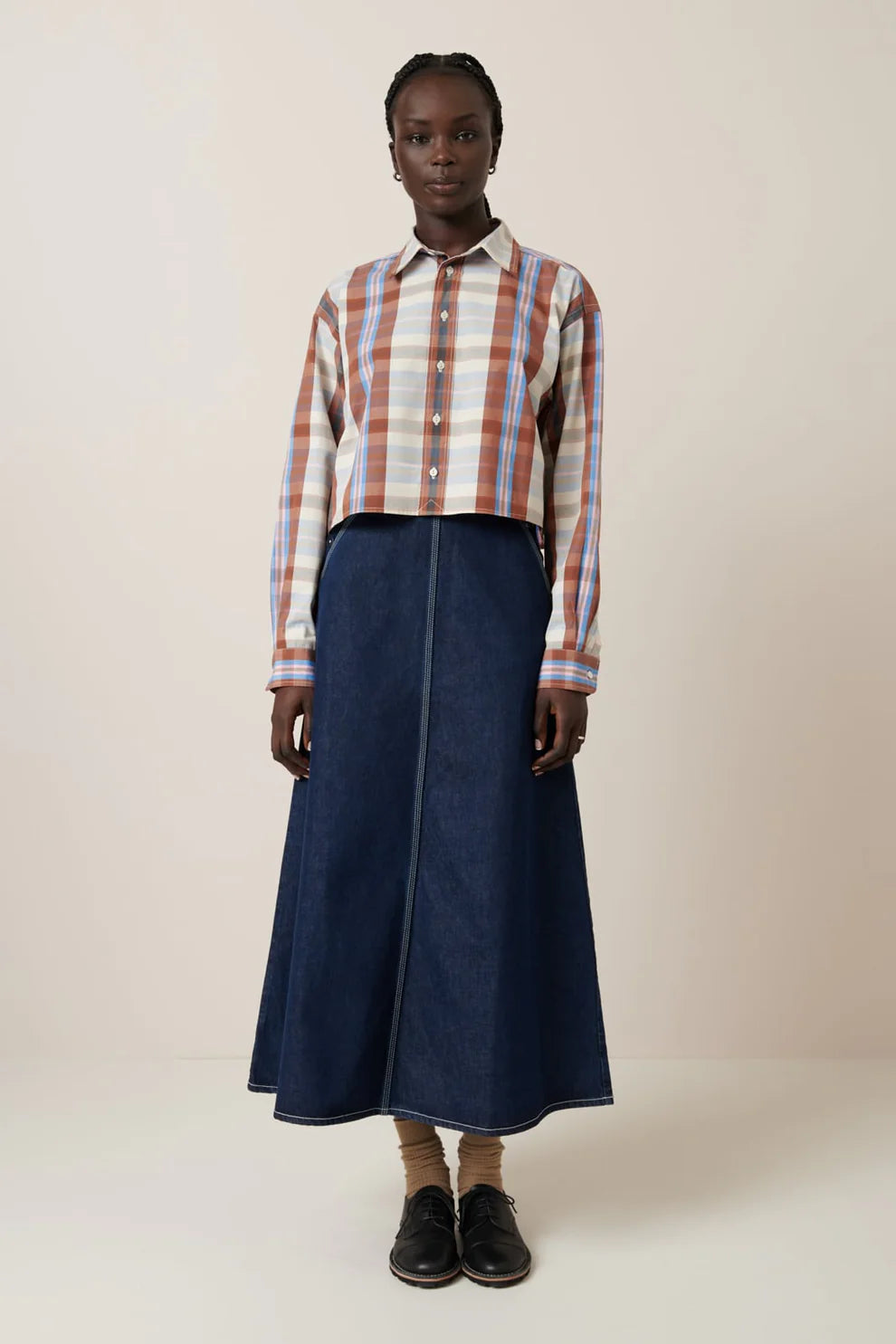 Lauren Shirt - Terra Check