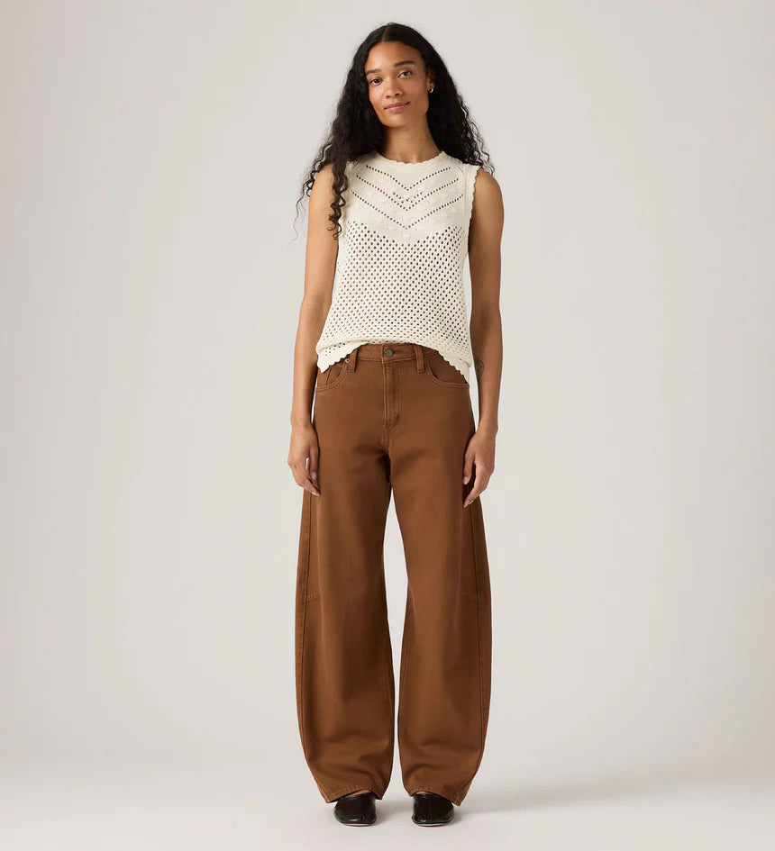 Baggy Dad Barrel - Washed Bison GD