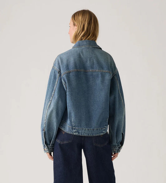 Balloon Sleeve Trucker - Missed My Flight