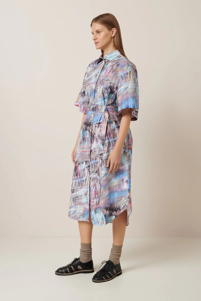 Neon Dress - City Scape