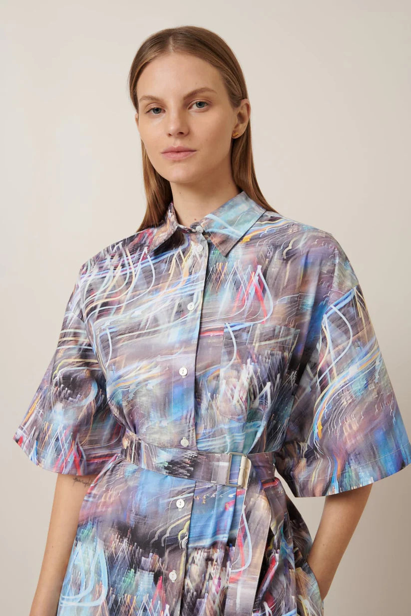 Neon Dress - City Scape