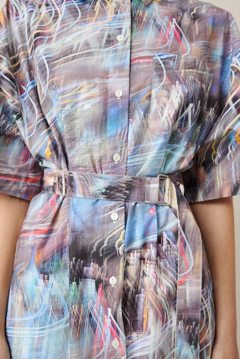 Neon Dress - City Scape