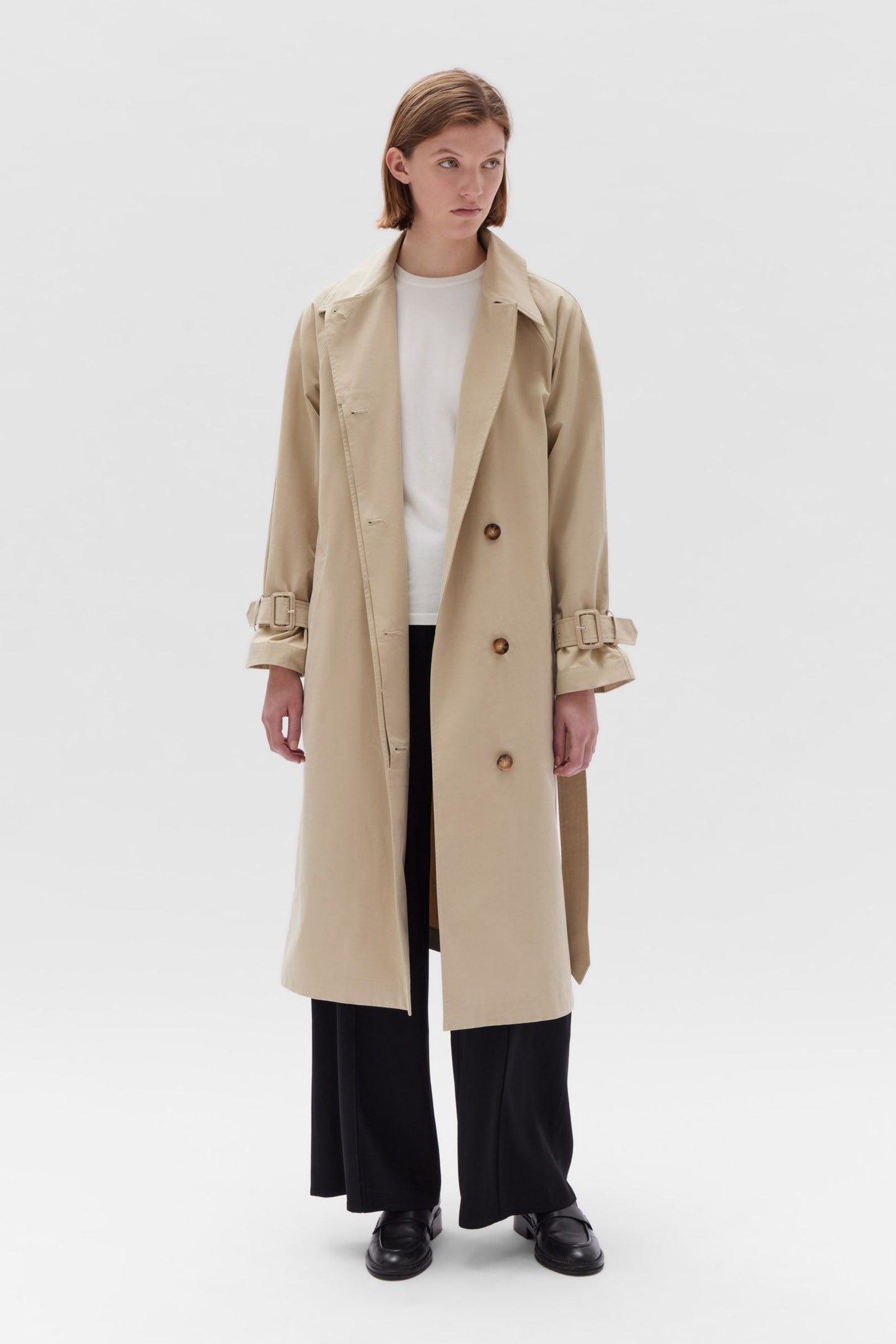 Alessandra Trench Coat - Tan
