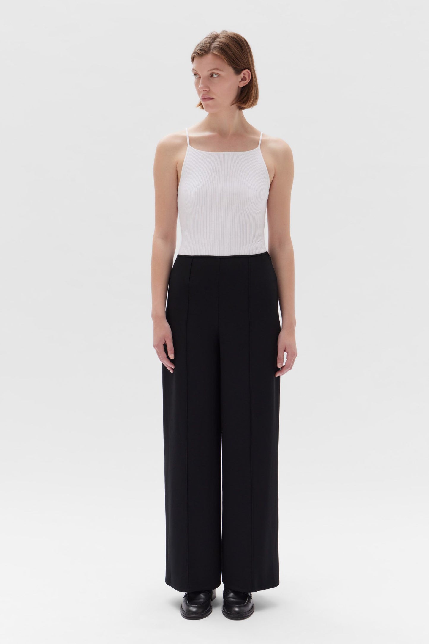 Sabine Crepe Trouser - Black