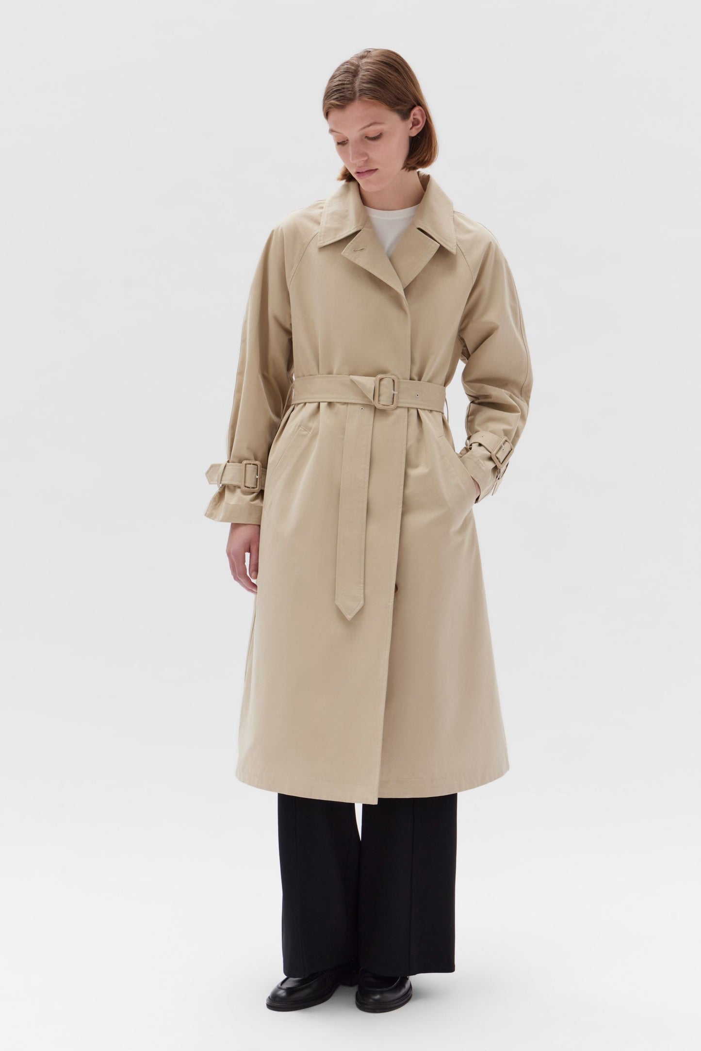 Alessandra Trench Coat - Tan