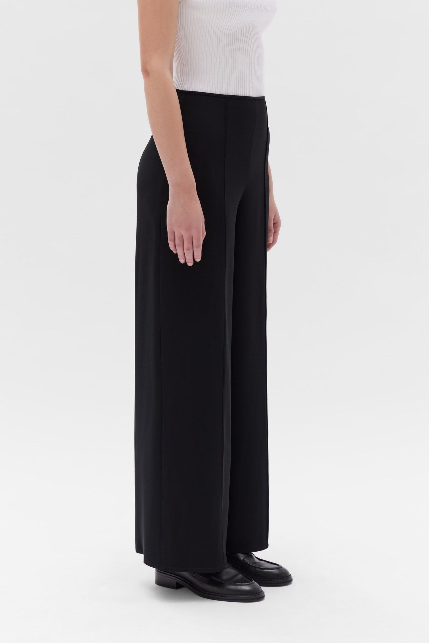 Sabine Crepe Trouser - Black