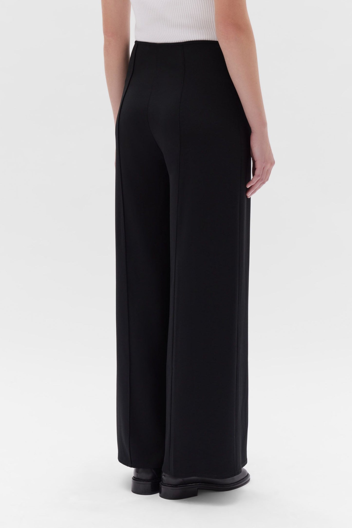 Sabine Crepe Trouser - Black
