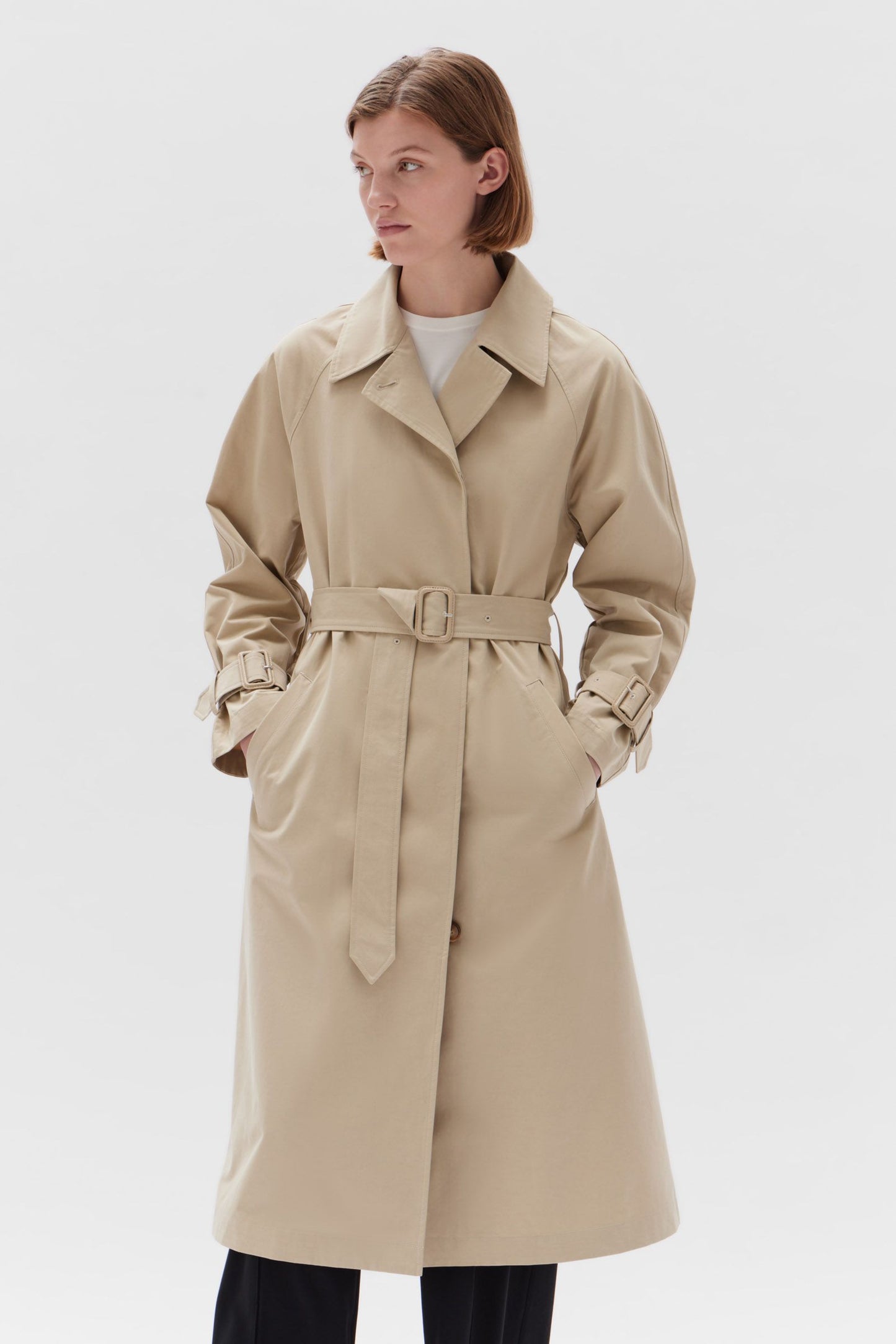 Alessandra Trench Coat - Tan