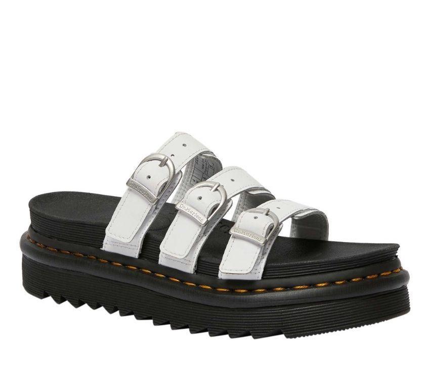 Blaire Slide Sandal - White Hydro