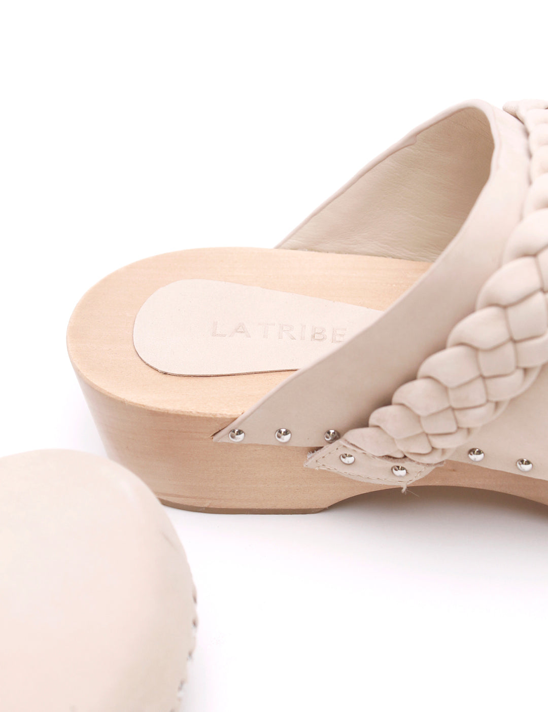 Anika Wooden Clog - Sand