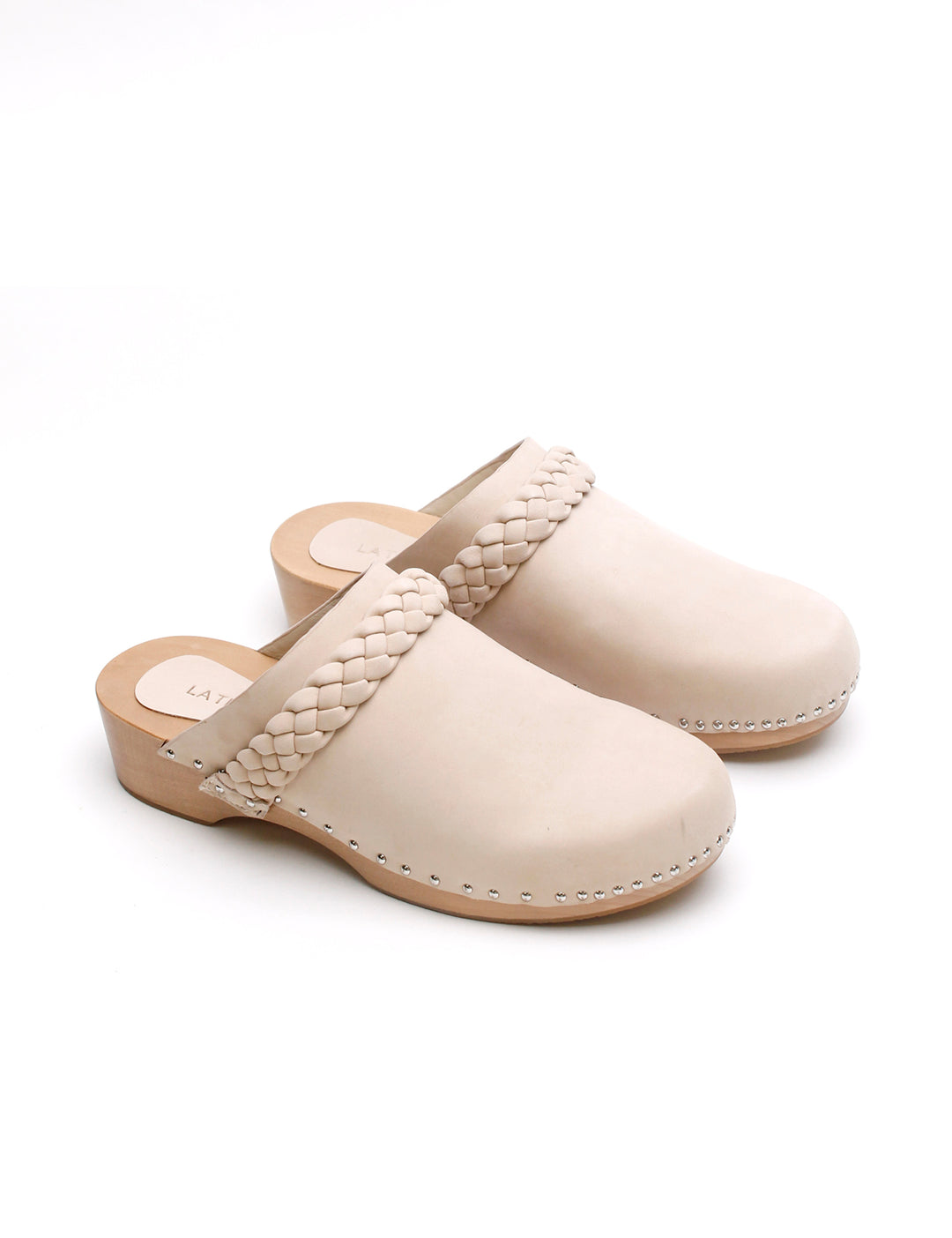 Anika Wooden Clog - Sand