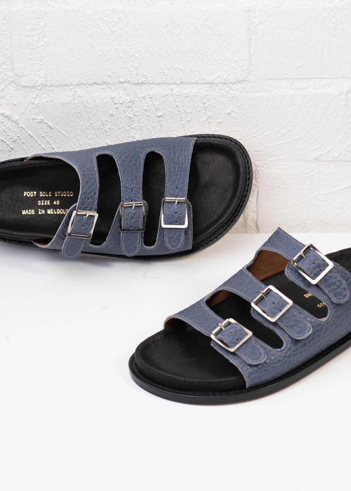 Buckled Up Fuss - Indigo Grain