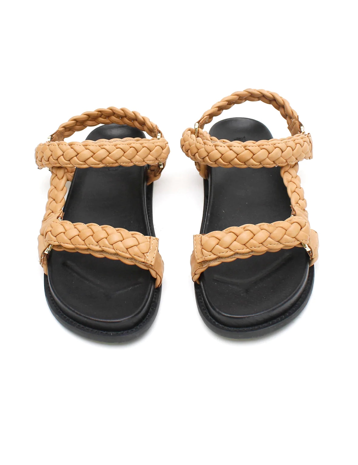 Elke Braided Sandal - Tan