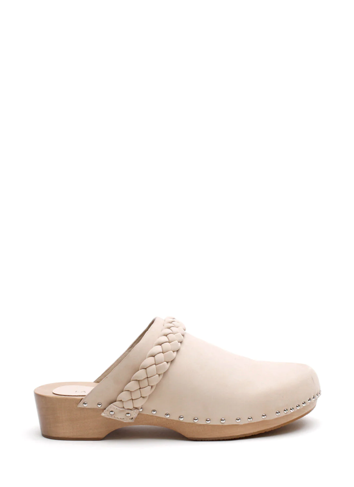 Anika Wooden Clog - Sand