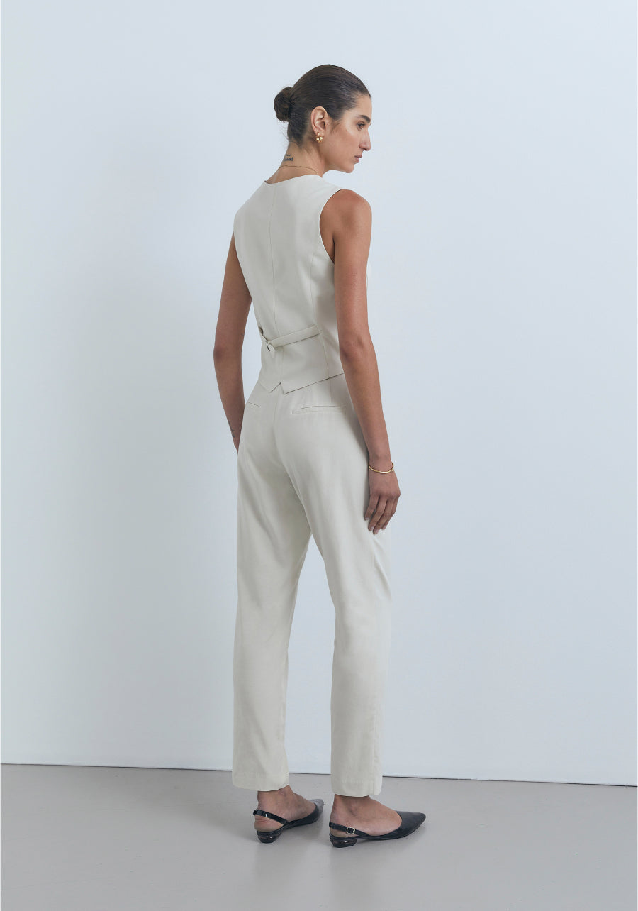 Strummer Vest - Bone