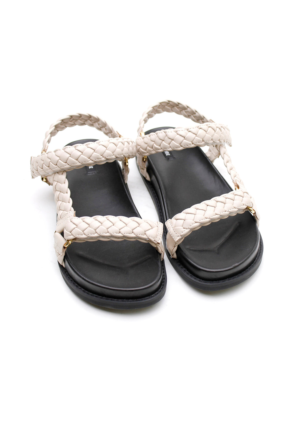 Elke Braided Sandal - Bone