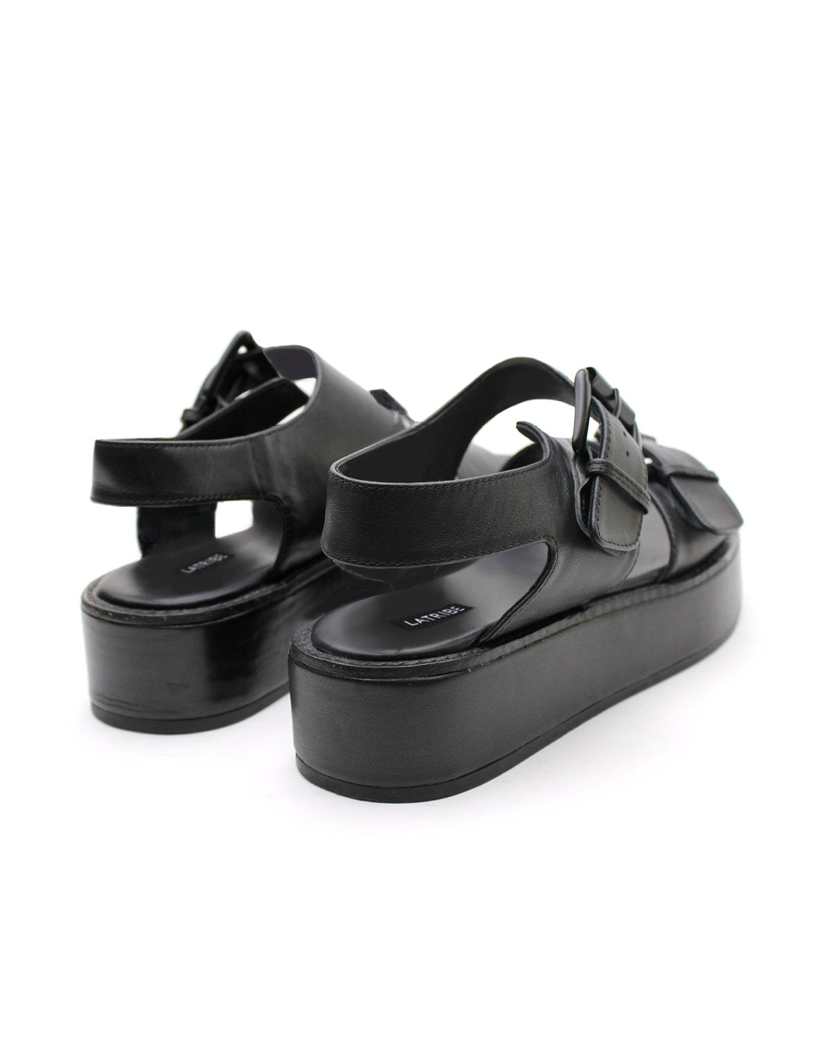 Buckle Flatform - Black