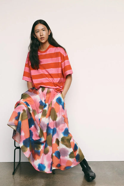 Muse Skirt - Watercolour