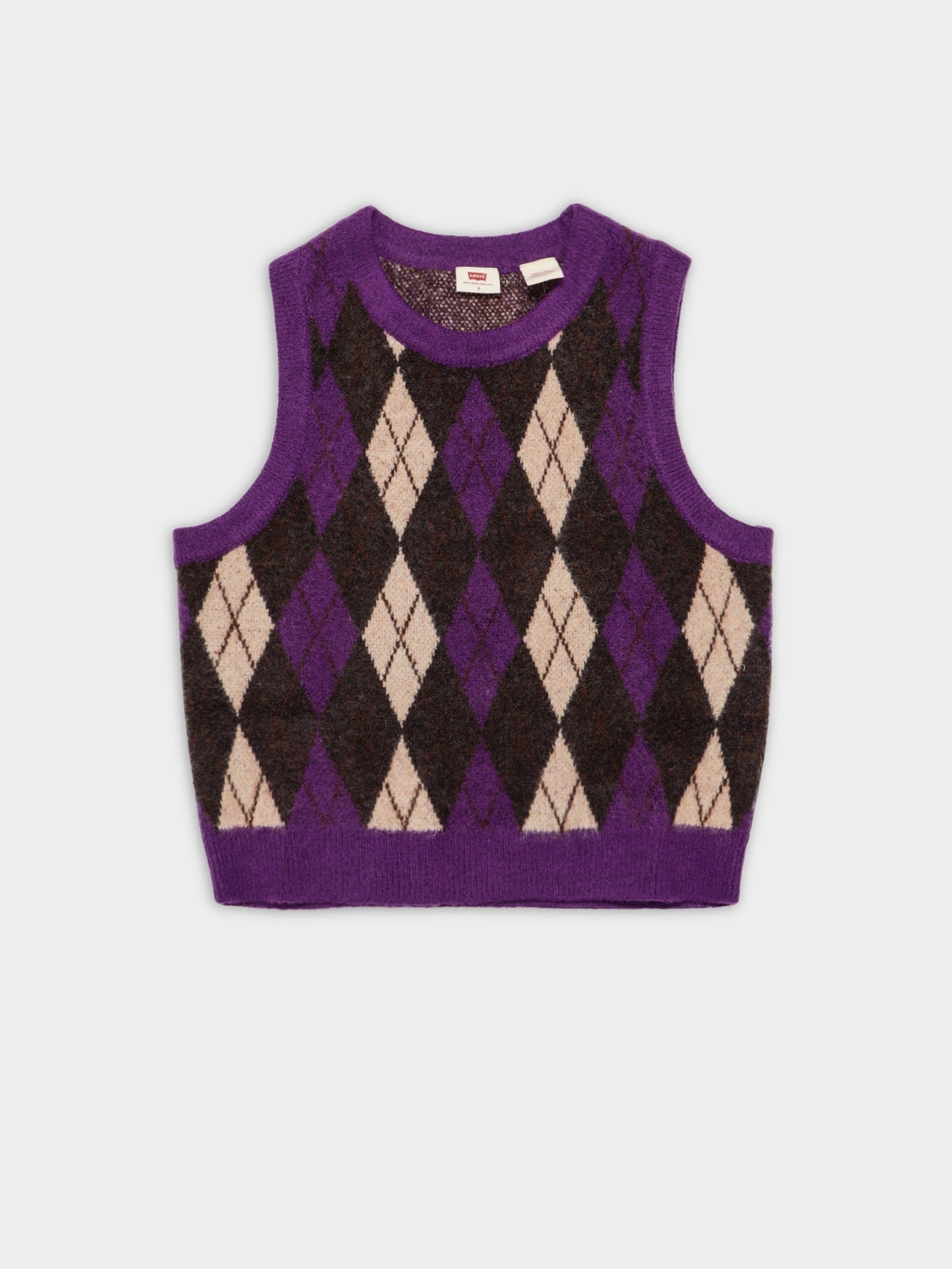 Deja Vu Sweater Vest - Kirtsen Argyle