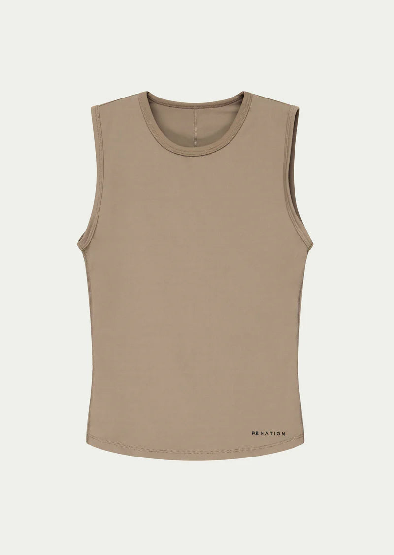 Foundation Muscle Tank - Fossil