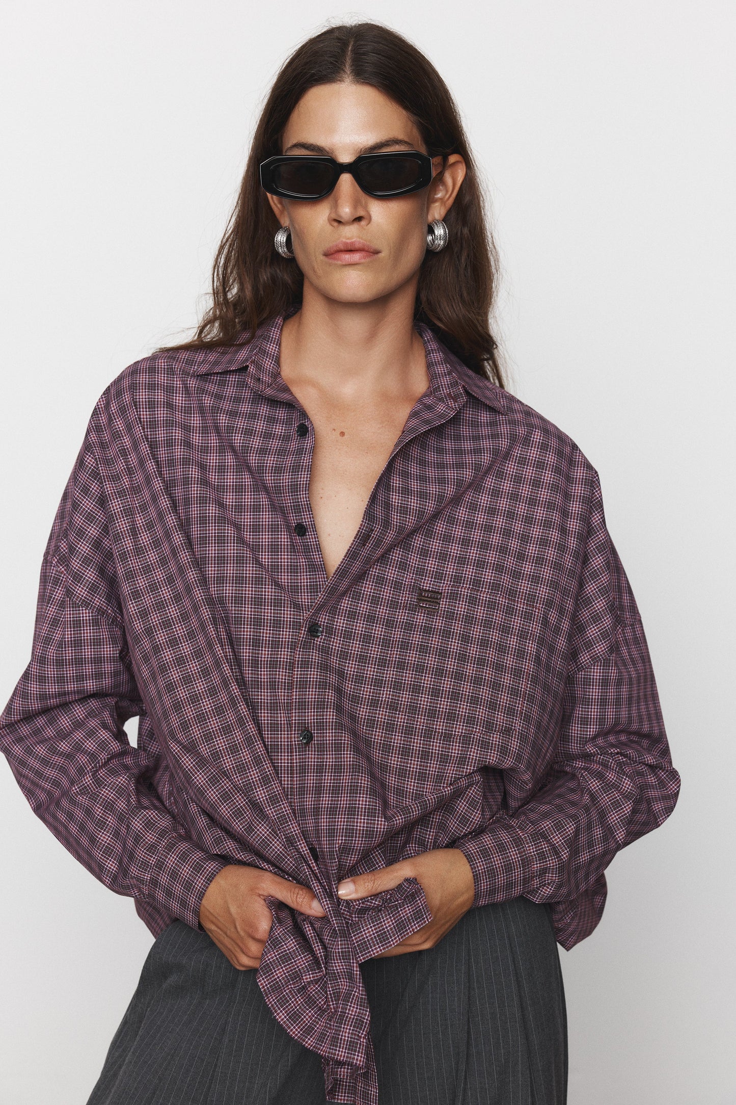 Athena Shirt - Burgandy