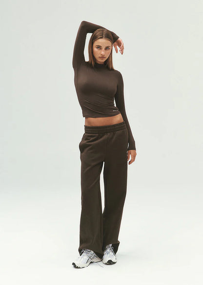 Voltage Straight Leg Trackpant - Coffee