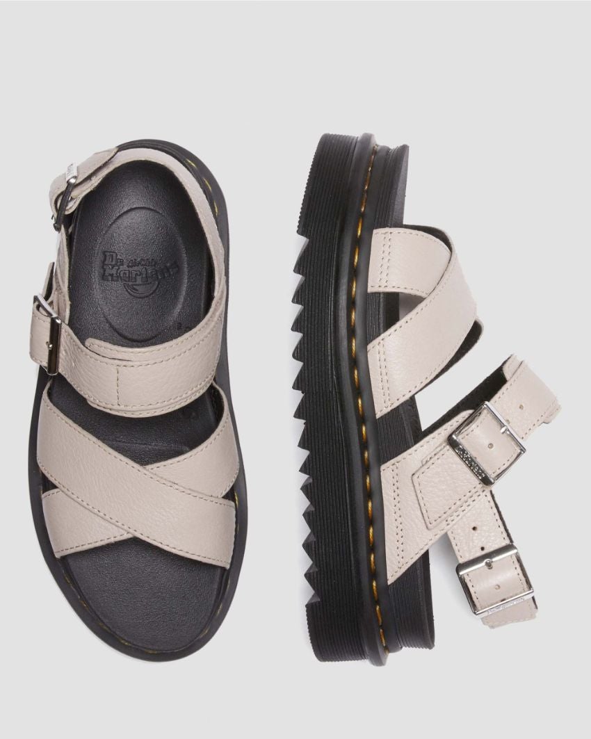 Voss II Cross Strap Sandal - Vintage Taupe Pisa