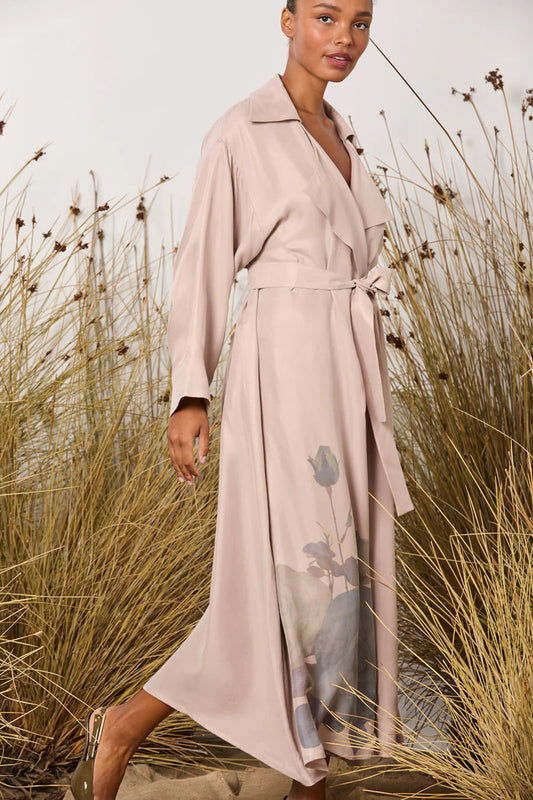 Morse Coat - Pink Roses