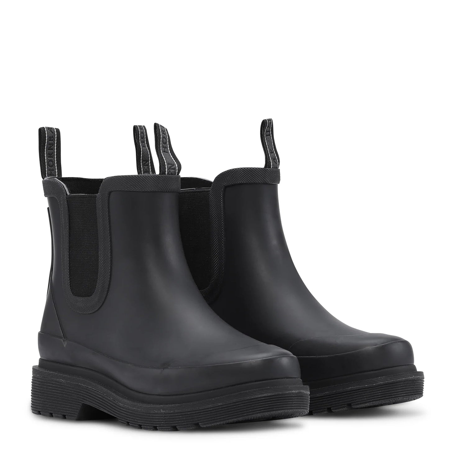 Short Rubber Gumboot - Black