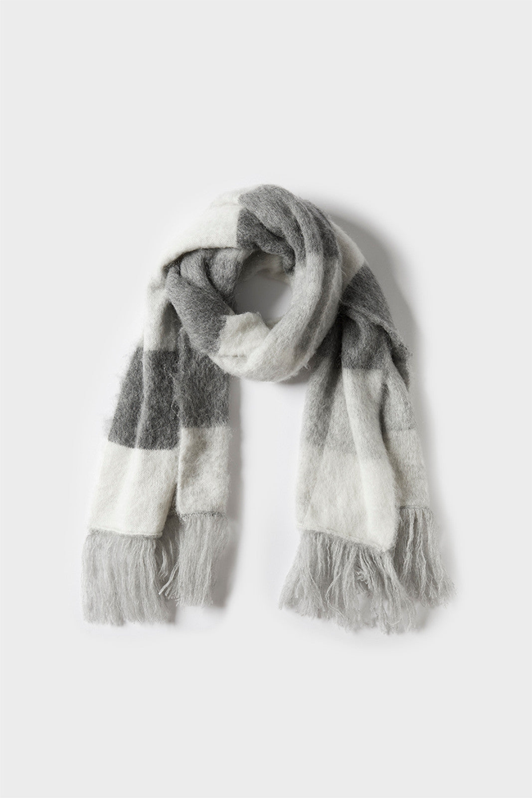 Nielson Scarf - Grey Check