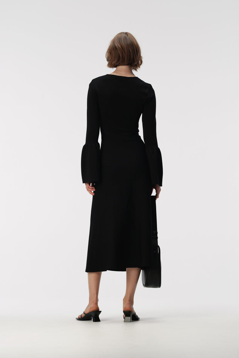 Leonora Knit Dress - Black