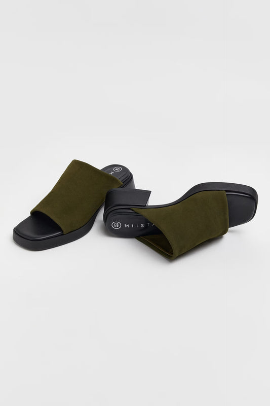 Zooey Mules - Khaki