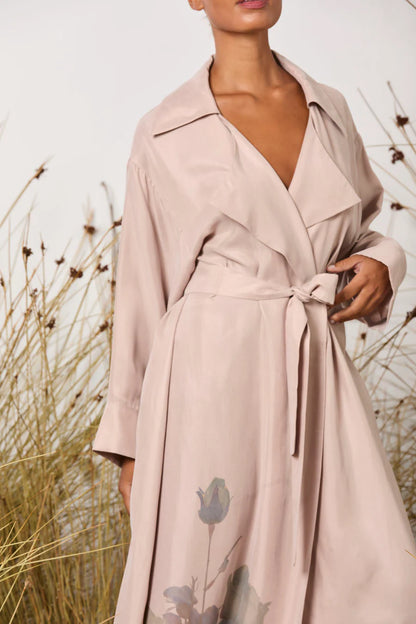 Morse Coat - Pink Roses