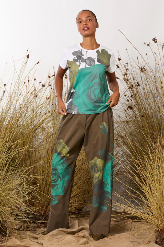 Journal Pant - Camo Roses