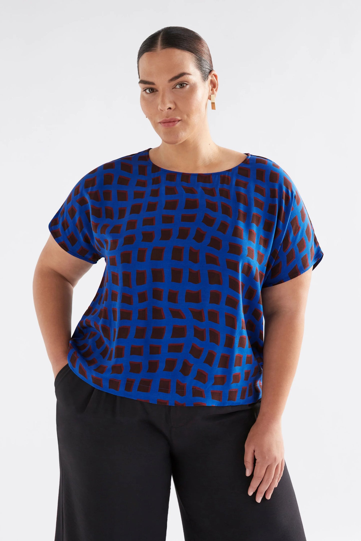 Iden Top - Wave Print