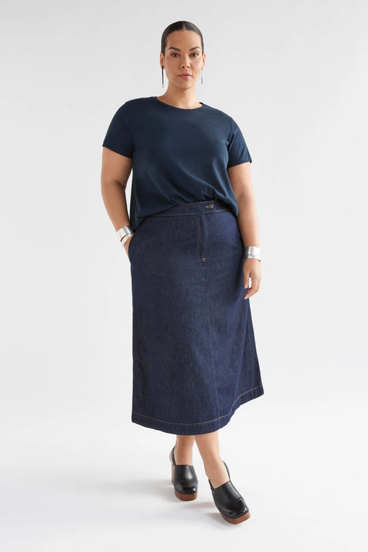 Denym Skirt - Authentic Blue Wash