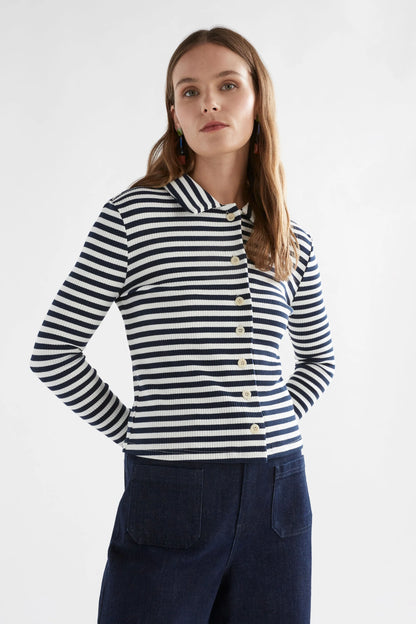 Kullan Ribbed Shirt - Stripe