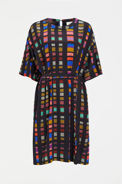 Kira Short Dress - Tessela Print