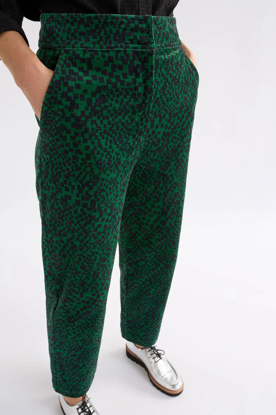 Atles Pant - Green Sinda Print