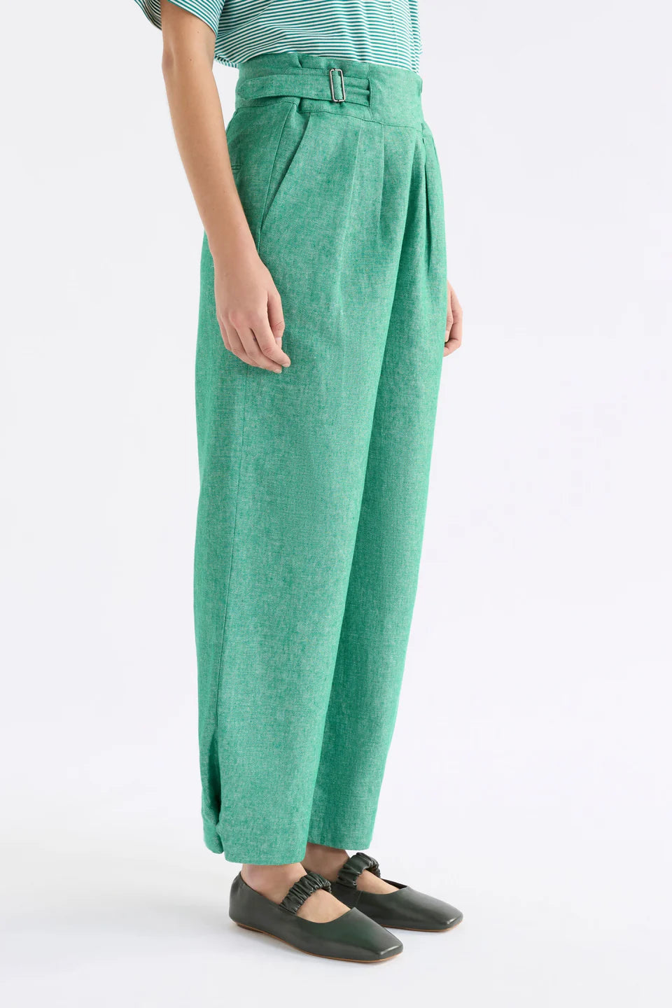Alpah Pant - Green Speckle