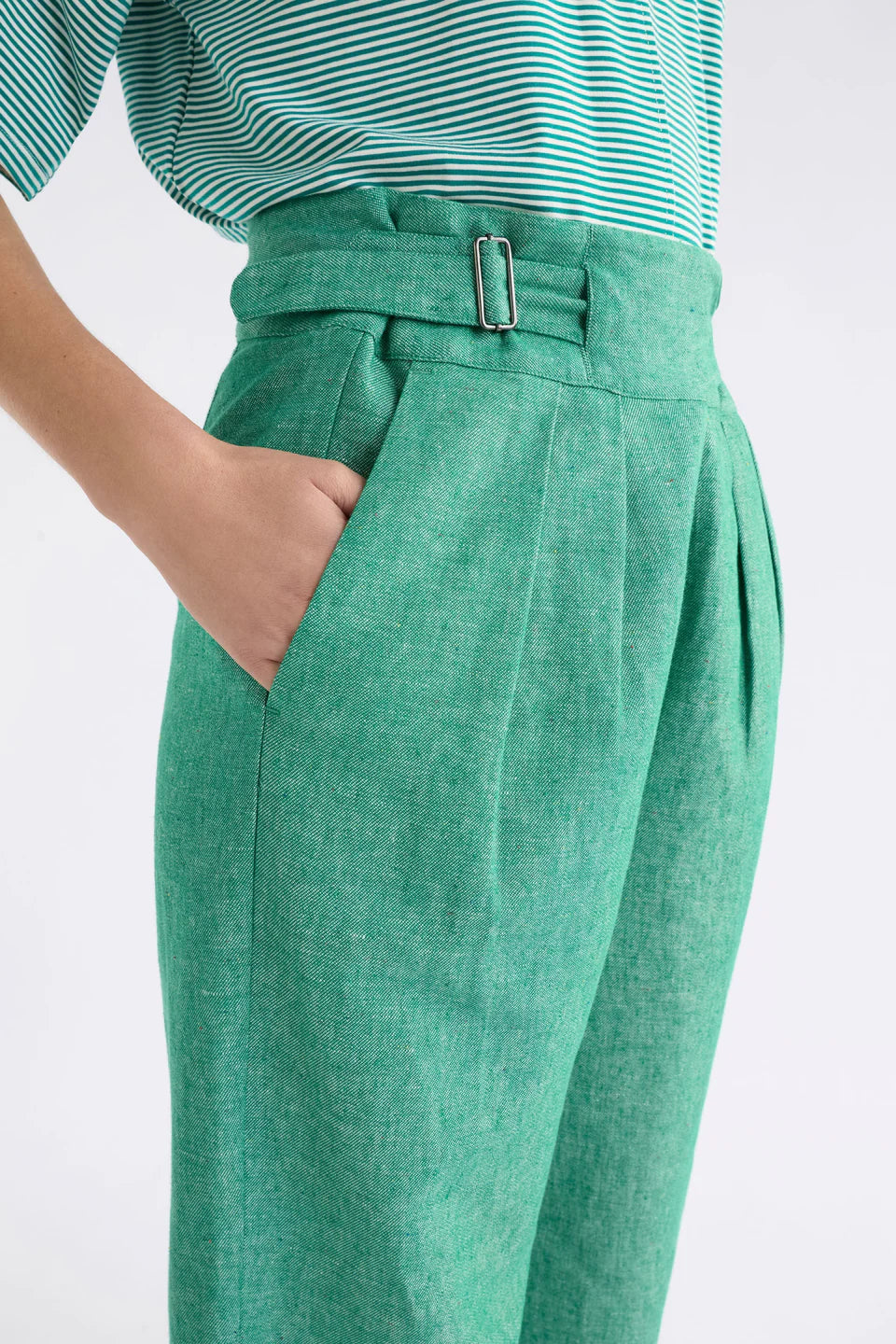 Alpah Pant - Green Speckle