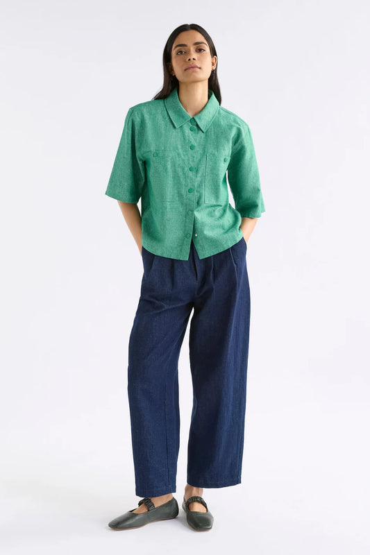 Alpah Shirt - Green Speckle