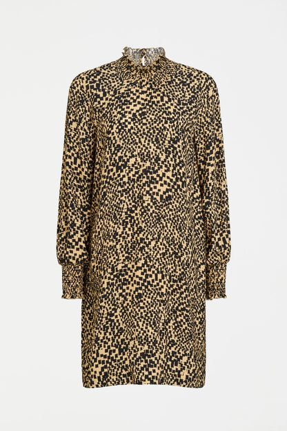 Veda Dress - Beige Sinda Print