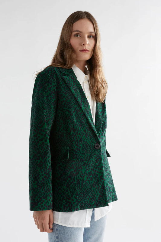 Atles Jacket - Green Sinda Print