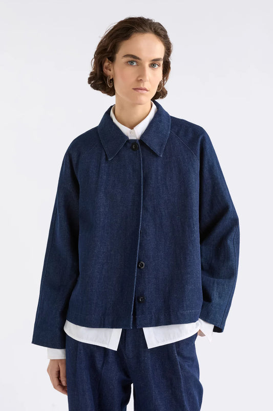 Decla Denim Jacket - Dark Blue Wash