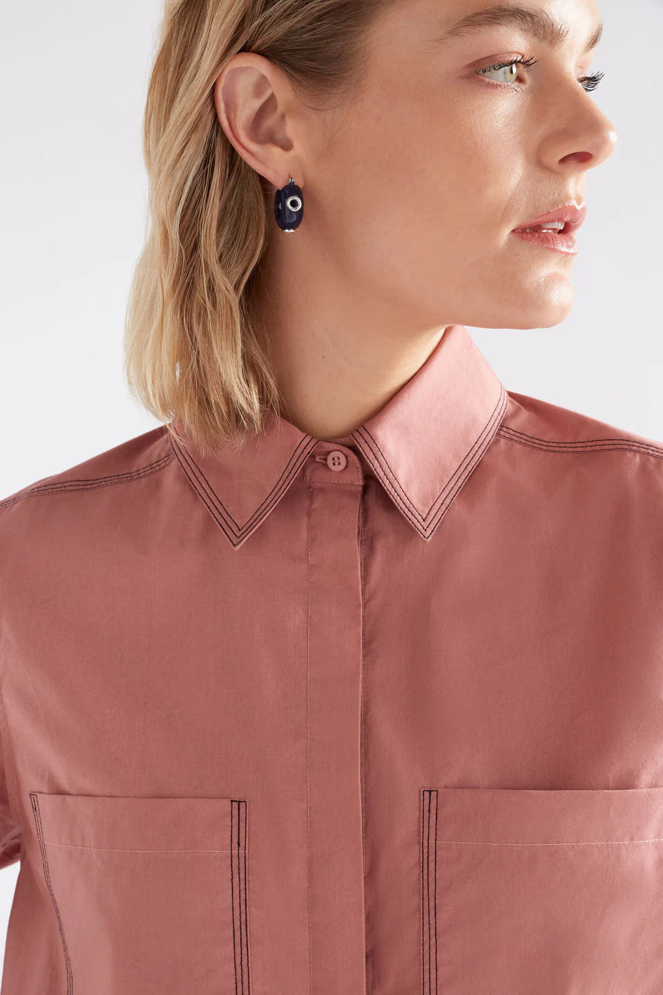 Salli Shirt - Pink Clay